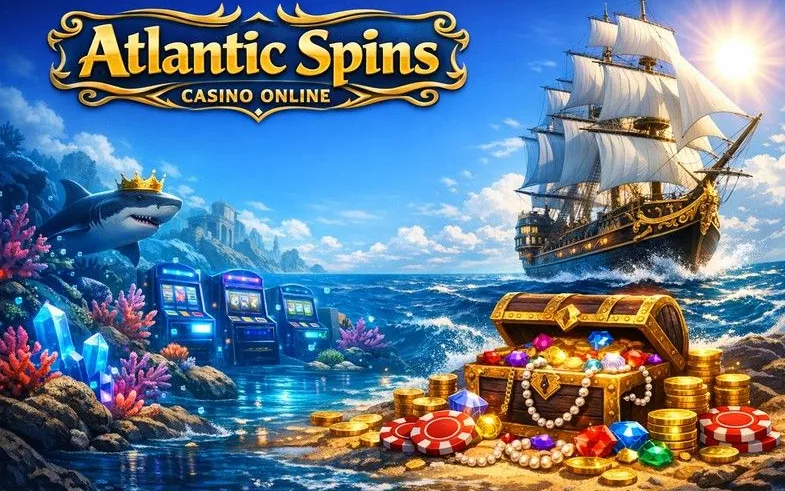 Atlantic Spins games lobby banner